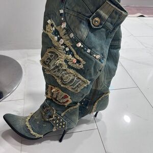 Boats altas en jeans